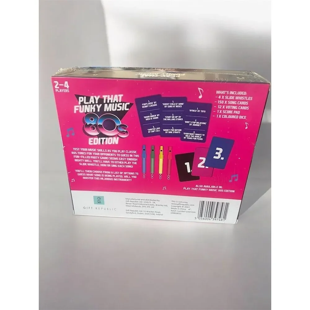 Play That Funky Music Guess The Song Game Fun Friends Family Party Trivia 80s